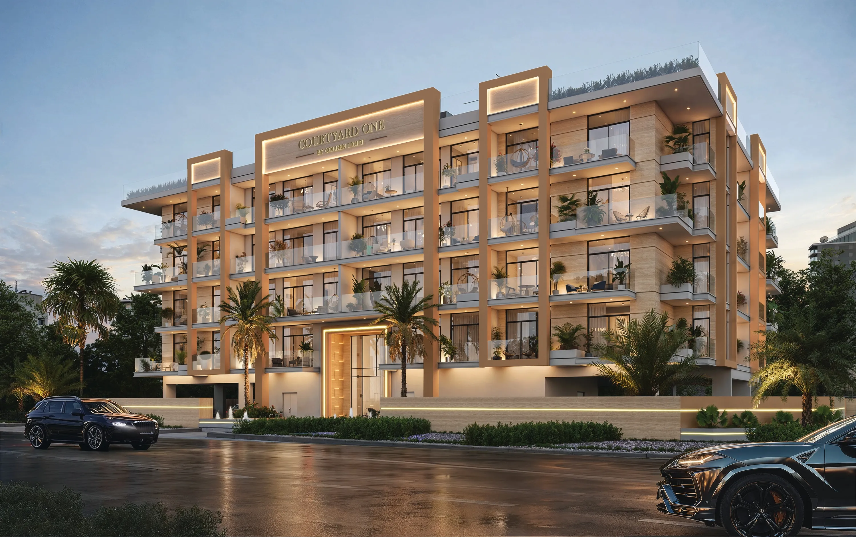 Courtyard One by Golden Light Real Estate Development, Dubai South
