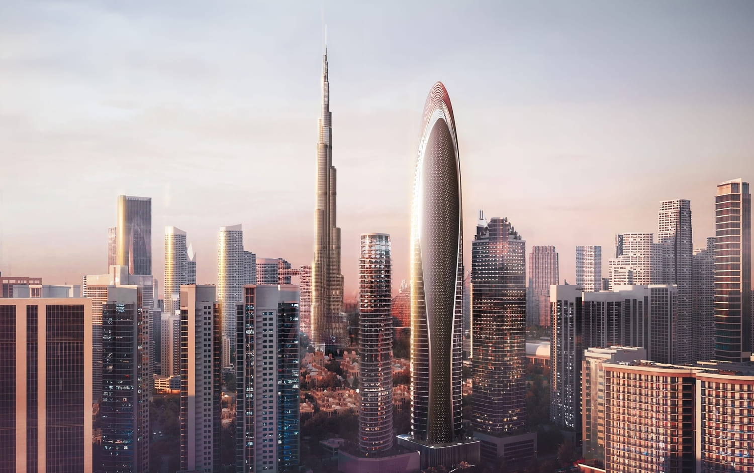Mercedes-Benz Places by Binghatti — off-plan in Downtown Dubai