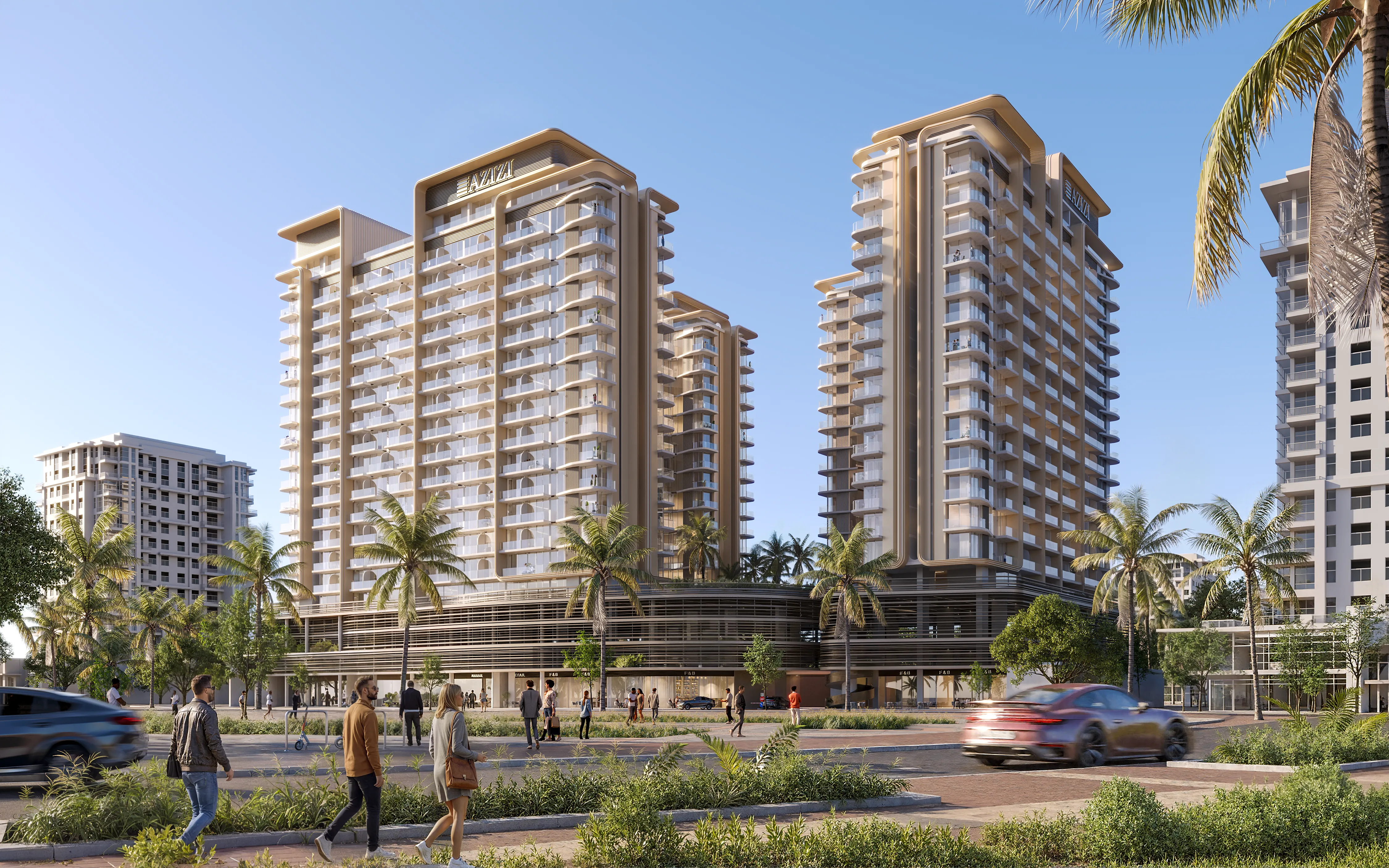 Jaddaf Beach Oasis — off-plan in Al Jaddaf