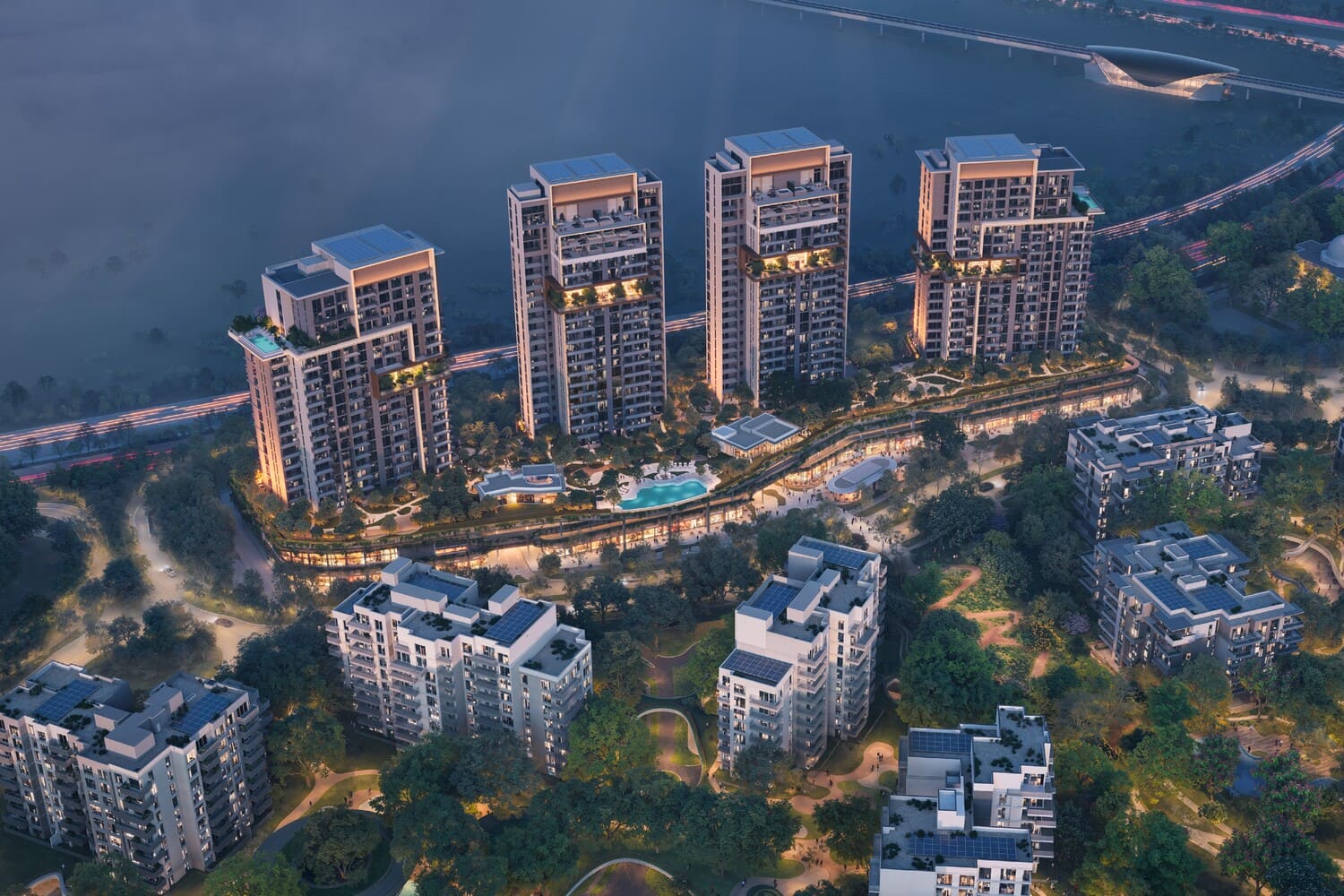 Ghaf Woods Distrikt by Majid Al Futtaim, City Of Arabia
