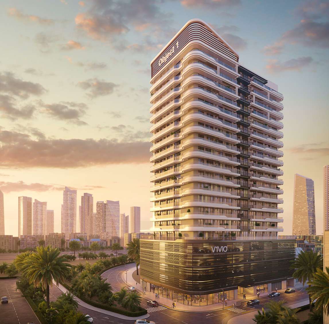 V1VID Tower by Object One Real Estate Development, Jumeirah Village Triangle (JVT)