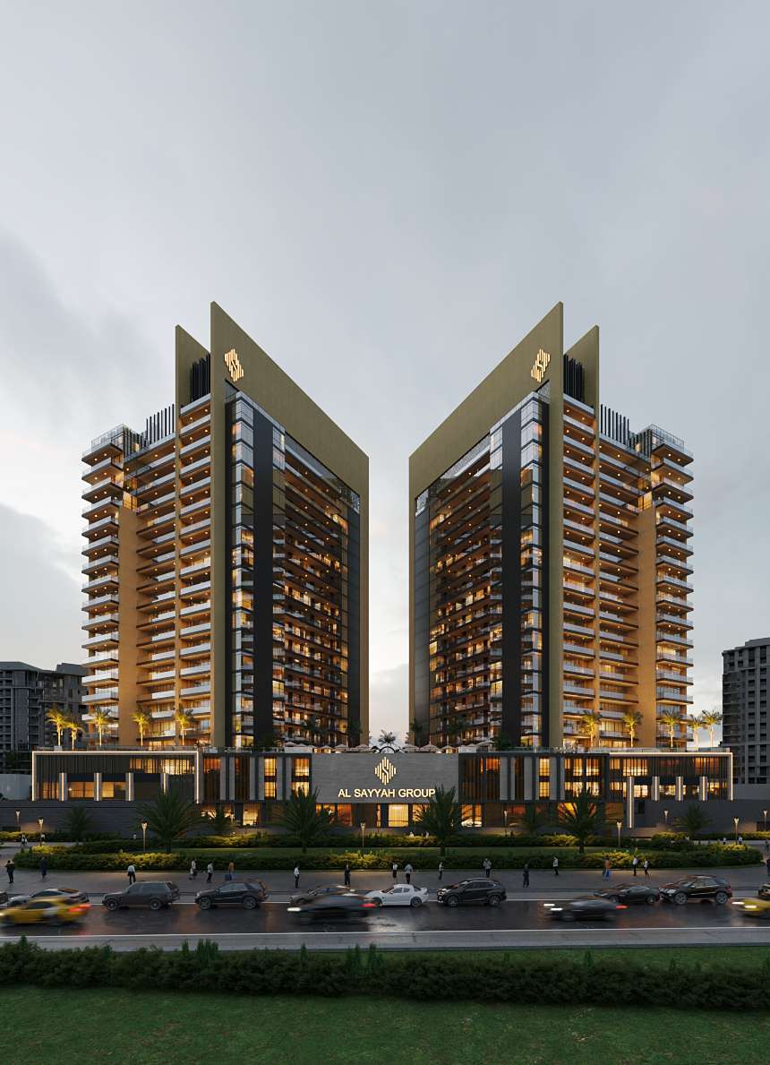 Butterfly Towers by Al Sayyah Group, Arjan