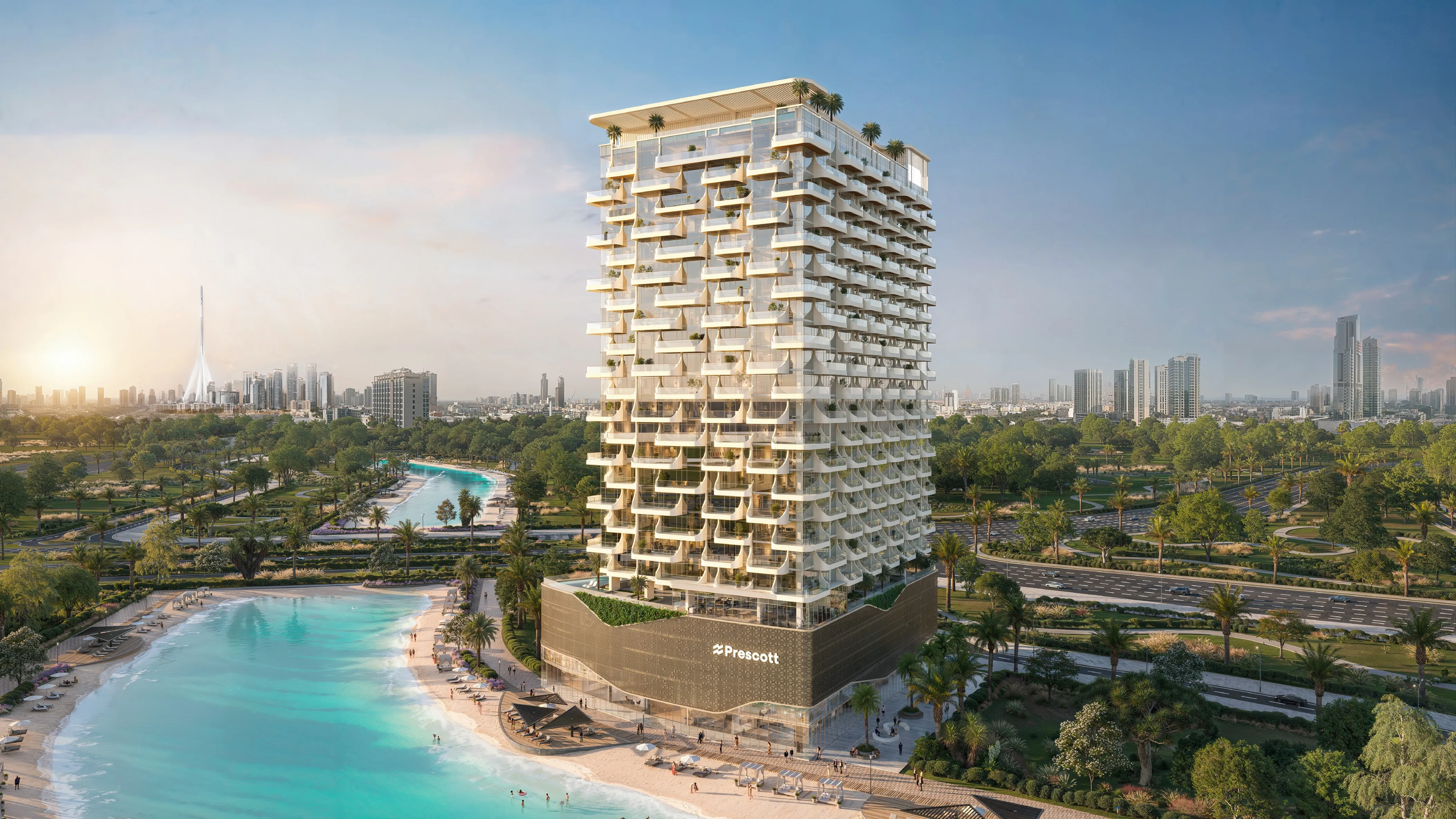 The Caden by Prescott — off-plan in Azizi Riviera at Meydan One