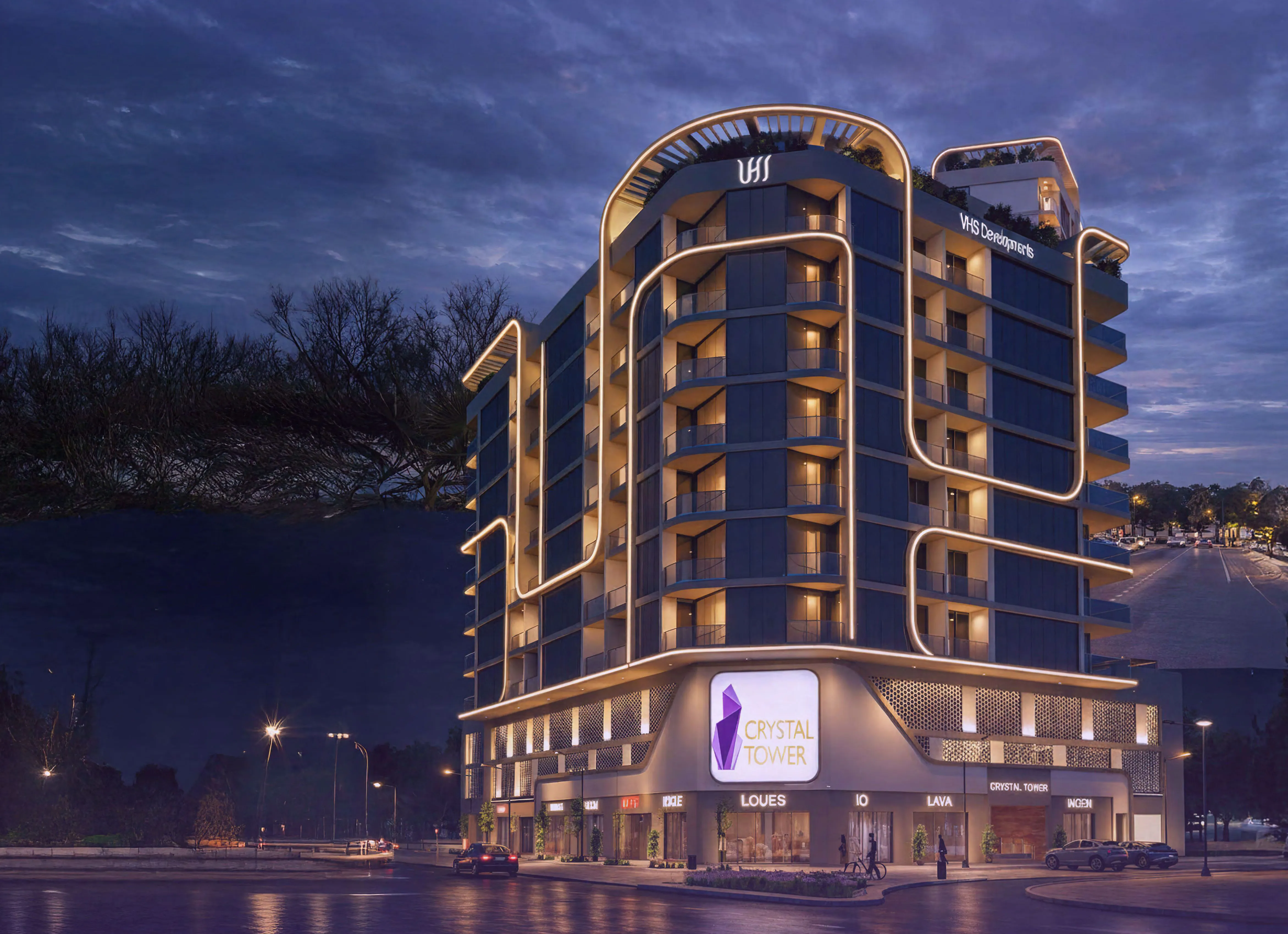 Crystal Tower by VHS — off-plan in Dubai International City